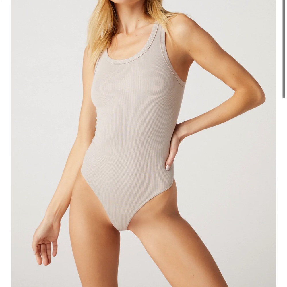 CLYQUE Jenna Tan Thong Bodysuit